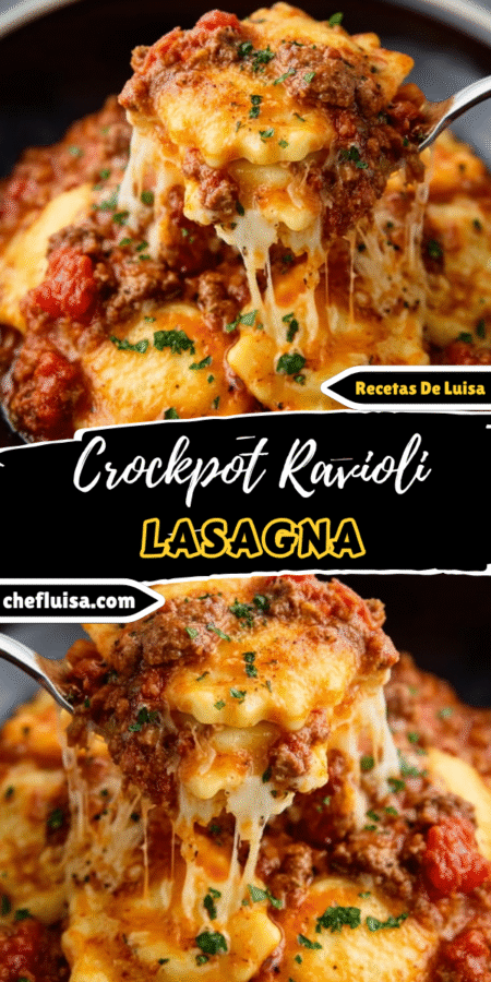 Crockpot Ravioli Lasagna: A Simple, Delicious Dinner! 4 10 3