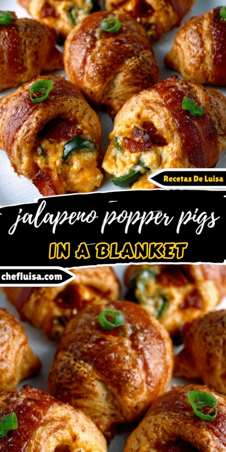 Jalapeno popper pigs in a blanket make entertaining effortless! 4 13 3