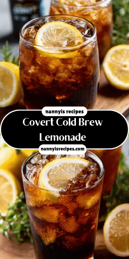 Covert Cold Brew Lemonade: A Refreshing Summer Delight 4 14 2