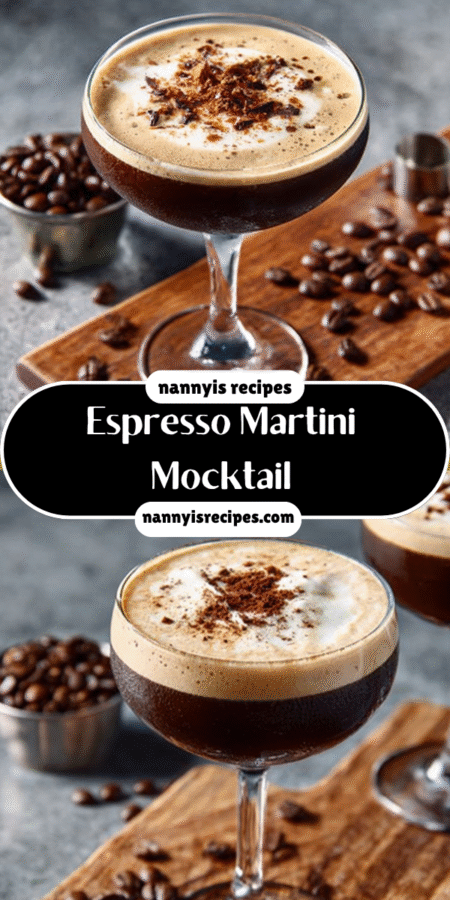 Espresso Martini Mocktail: A Delicious Alcohol-Free Treat! 4 16 2