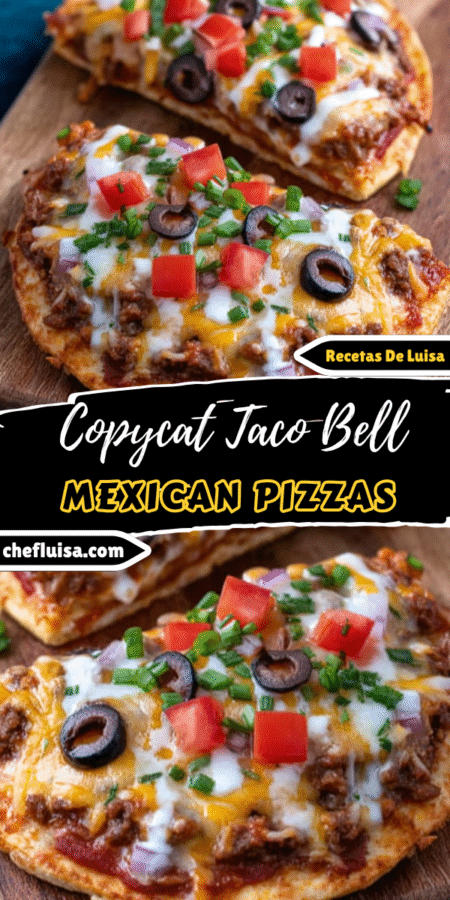 Copycat Taco Bell Mexican Pizzas are the ultimate dinner! 4 16 3
