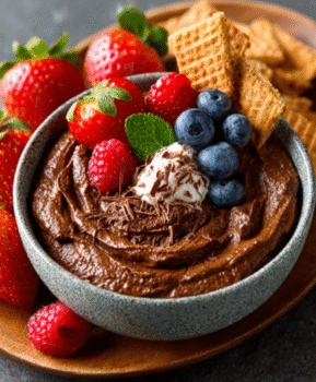 2-Ingredient Chocolate Hummus