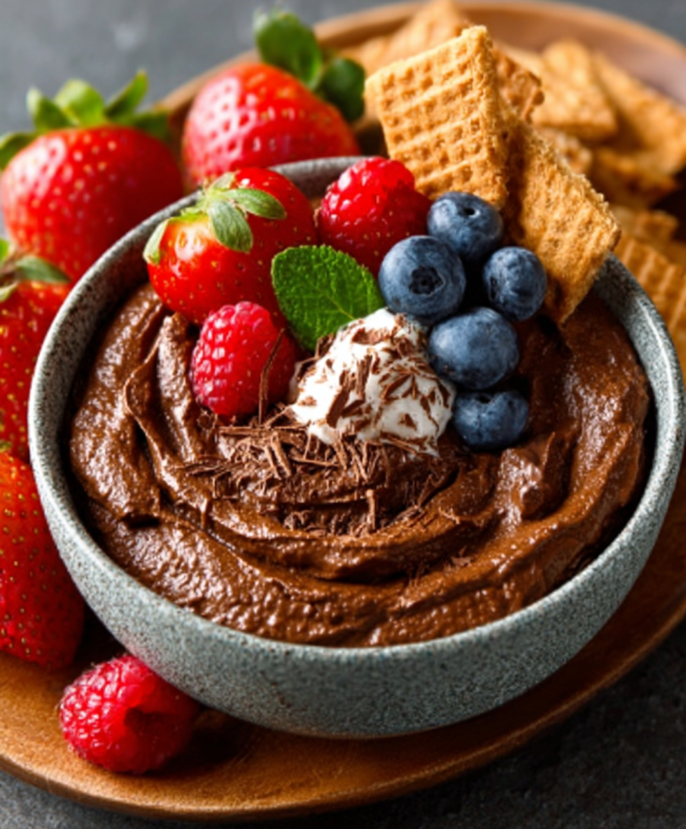 2-Ingredient Chocolate Hummus