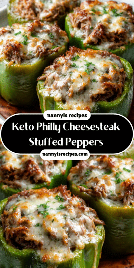 Keto Philly Cheesesteak Stuffed Peppers: A Must-Try Recipe! 4 4 8
