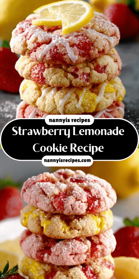 Strawberry Lemonade Cookie Recipe: Your Sweet Summer Treat! 4 4 9