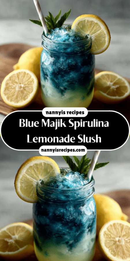 Blue Majik Spirulina Lemonade Slush: Refresh Yourself Today! 6 5 11