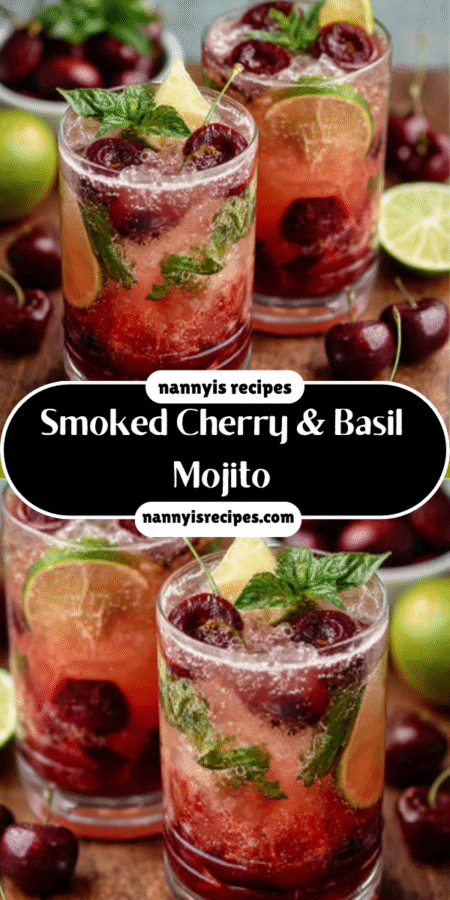 Smoked Cherry & Basil Mojito: A Refreshing Twist Awaits! 6 6 11