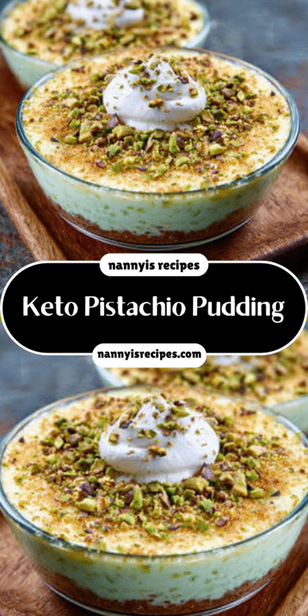 Keto Pistachio Pudding - Discover the Creamy Delight! 4 7 8