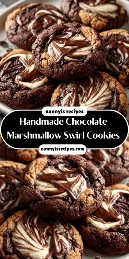 Handmade Chocolate Marshmallow Swirl Cookies: A Treat to Savor! 4 7 9