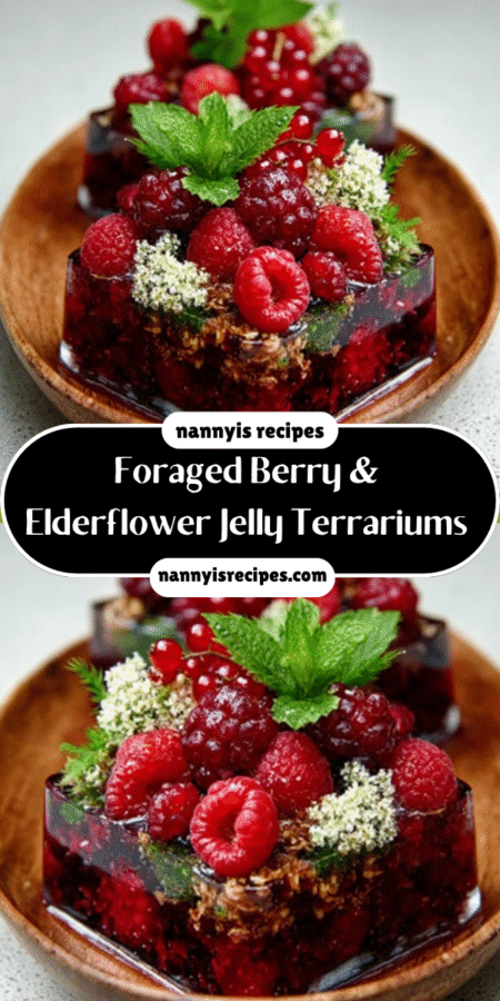 Foraged Berry & Elderflower Jelly Terrariums: A Delightful Treat! 4 9 14