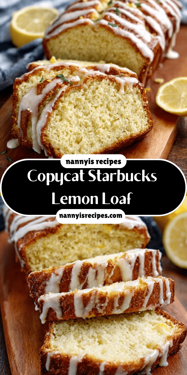 Copycat Starbucks Lemon Loaf: Discover the Secret Recipe! 4 9 7