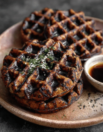 Black Sesame & Charcoal Chaffles