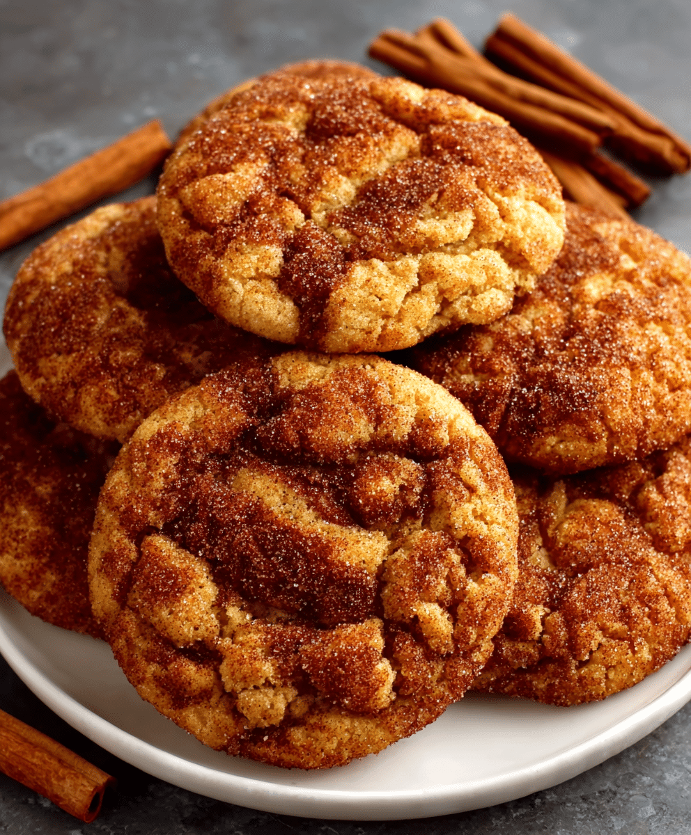 Brown Butter Snickerdoodle Cookies