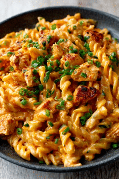 Buffalo Chicken Pasta - One Pot!