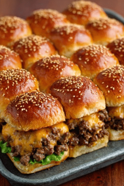 Cheeseburger Sliders (Easy, 30-min Recipe)