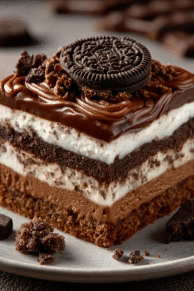 Chocolate Fudge Layered Bliss