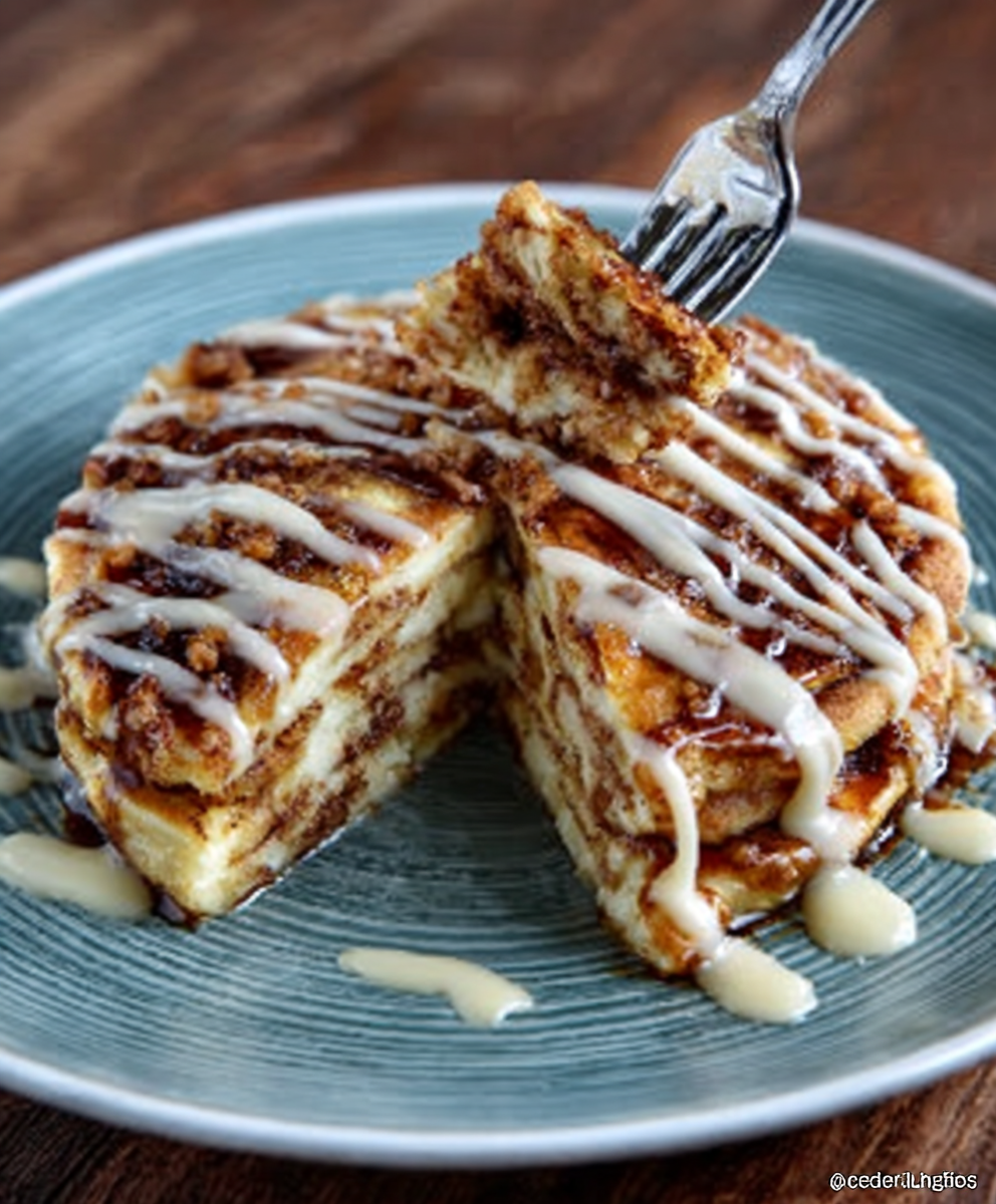 Cinnamon Roll Pancake Tacos