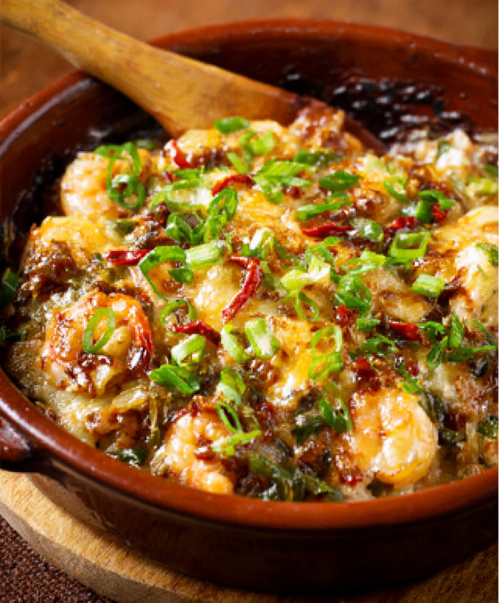 Delicious Chinese Buffet Seafood Bake Recipe