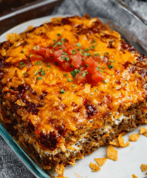 Dorito Meatloaf Casserole