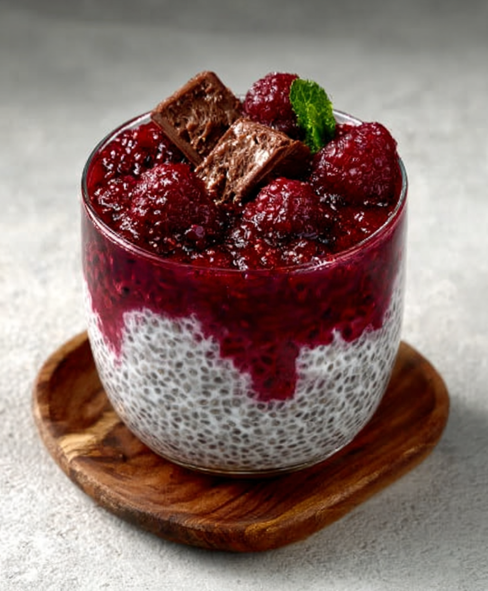 Dragon Fruit Chia Pudding Parfait