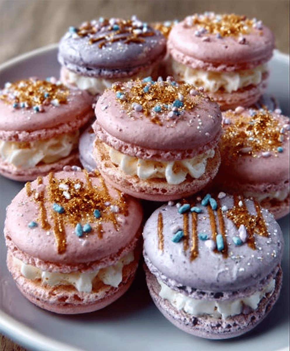 Edible Glitter Macarons: Dazzle Your Dessert Table Today! 7 Edible Glitter Macarons