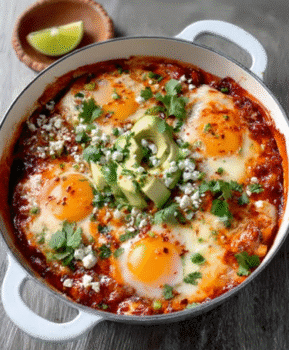 Enchilada Baked Eggs
