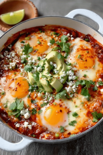 Enchilada Baked Eggs