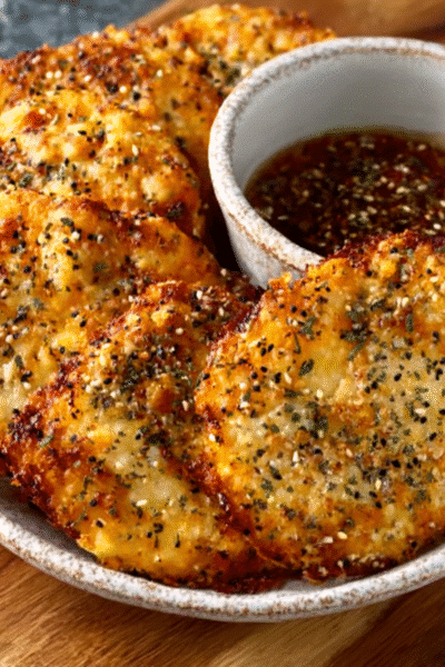 Everything Bagel Keto Cheese Crisps