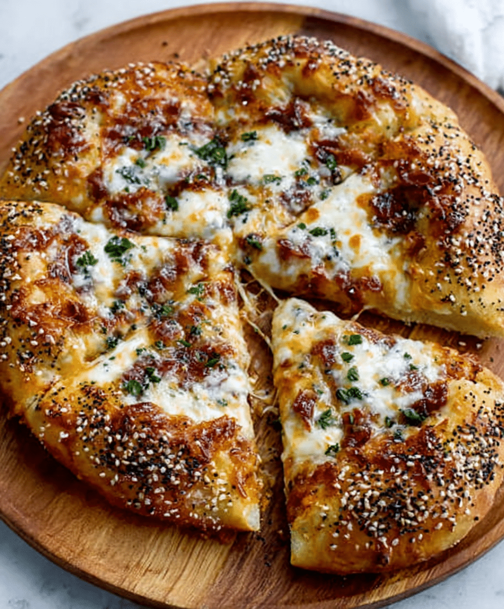Everything Bagel Pizza
