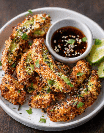 Everything Bagel Seasoned Avocado Fries