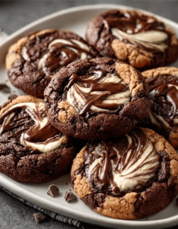 Handmade Chocolate Marshmallow Swirl Cookies