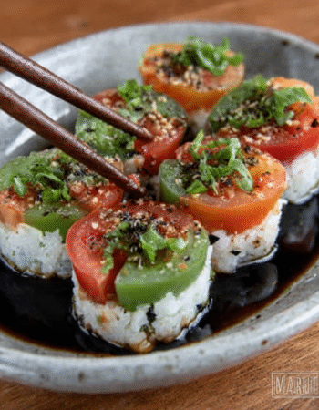 Heirloom Tomato Sushi