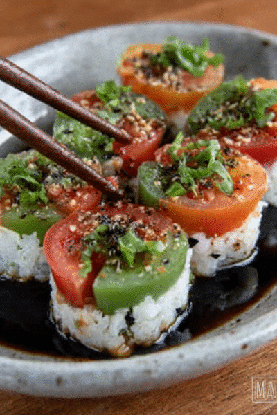 Heirloom Tomato Sushi