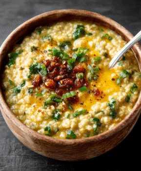 High-Protein Savory Oatmeal: Fuel Your Day Deliciously! 5 High-Protein Savory Oatmeal