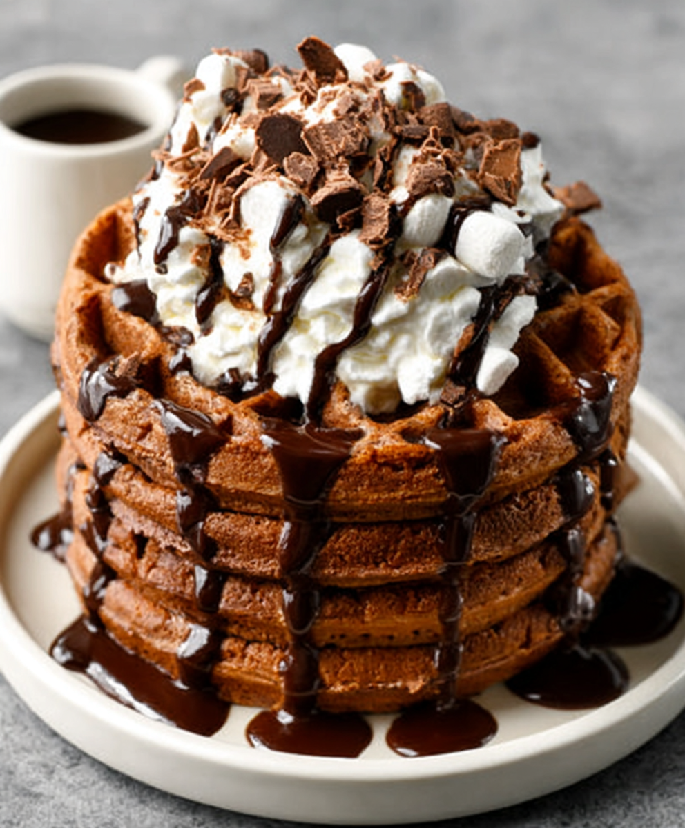 Hot Chocolate Chaffle