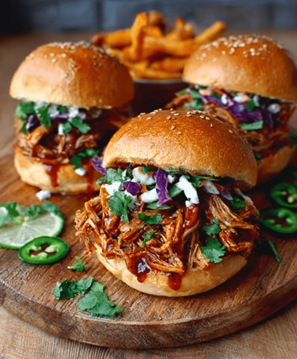 Jackfruit ‘Pulled Pork’ Sliders