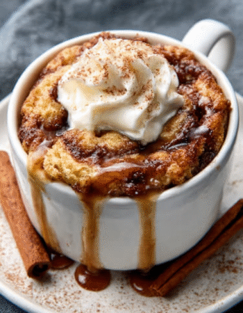 Keto Cinnamon Roll Mug Cake