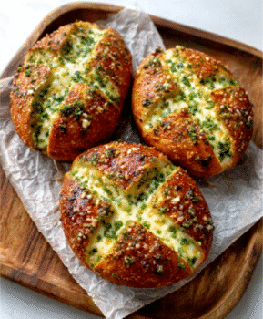 Korean Cream Cheese Garlic Bread