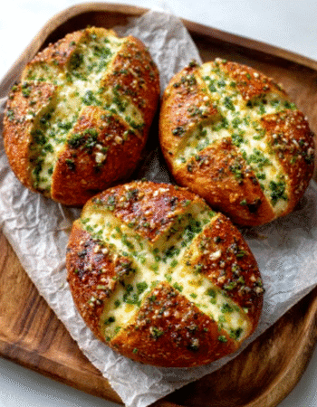 Korean Cream Cheese Garlic Bread
