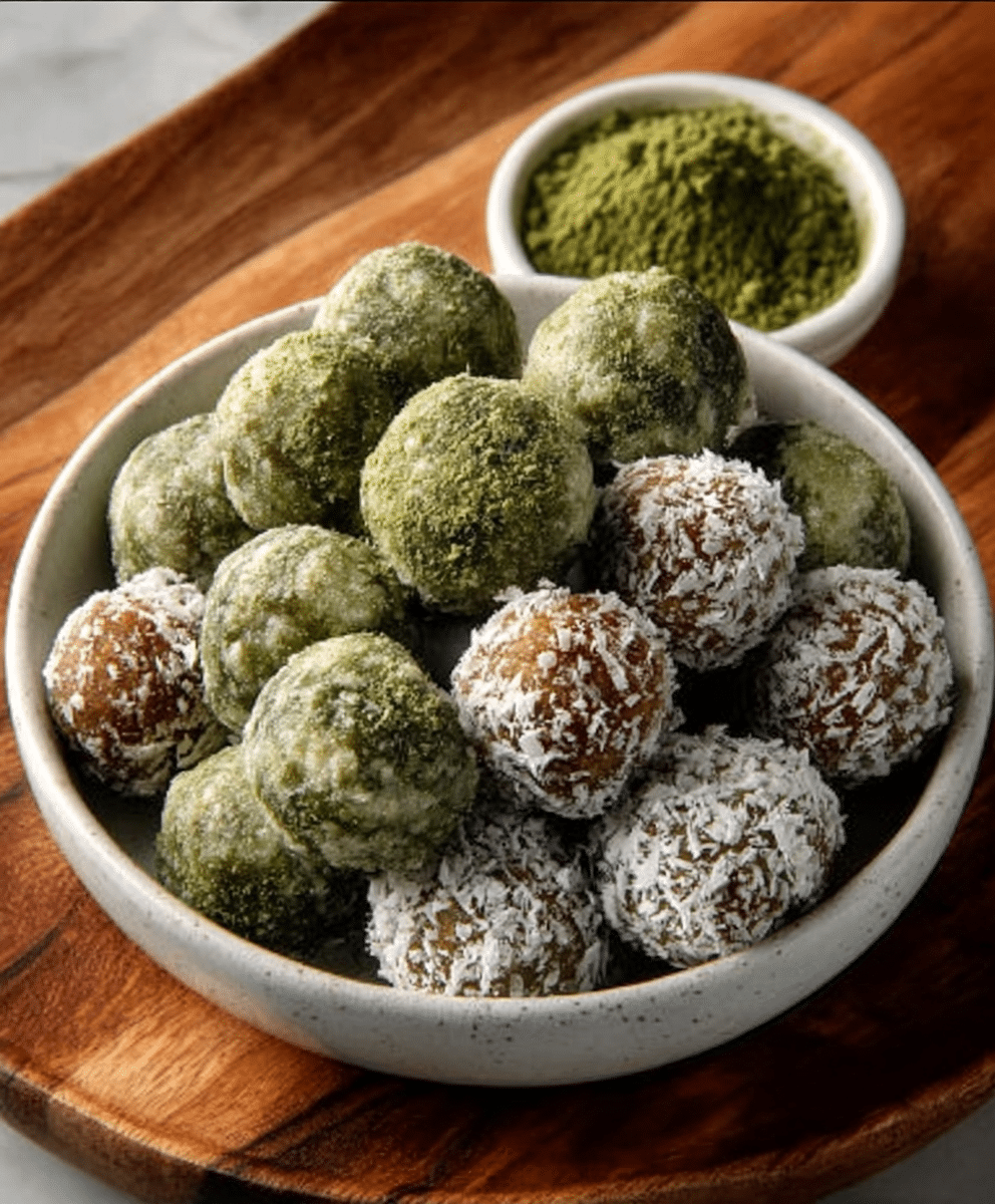 Matcha Collagen Energy Balls