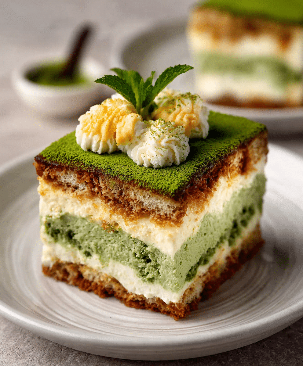 Matcha Tiramisu