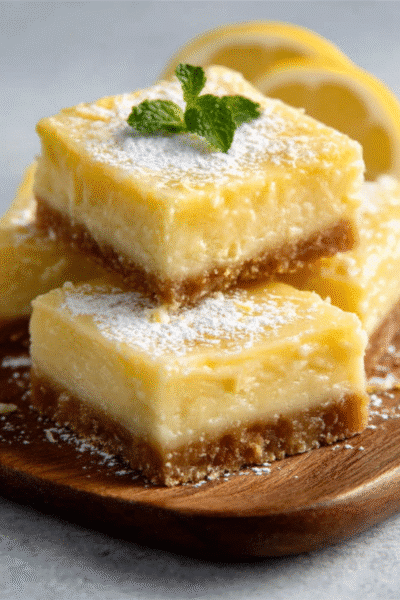 No-Bake Keto Frozen Lemonade Bars