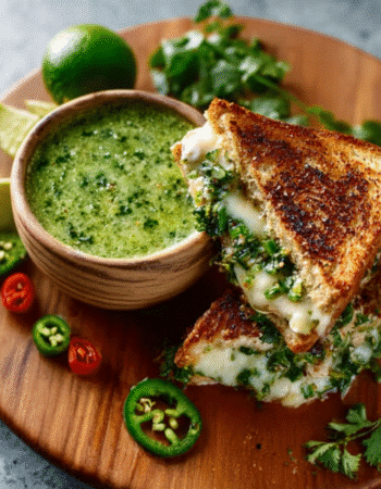 Peruvian Aji Verde Grilled Cheese