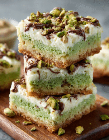 Pistachio Pudding Sugar Cookie Bars