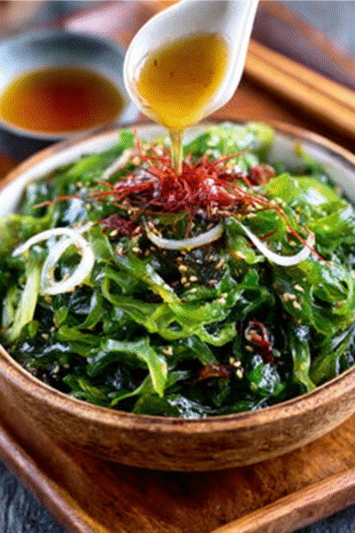 Seaweed Salad with Miso Dressing