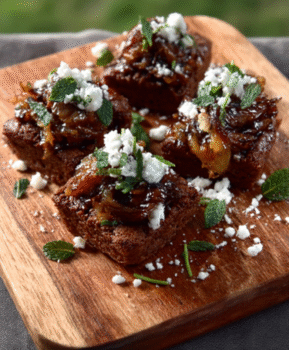 Smoked Duck Fat Brownie Bites
