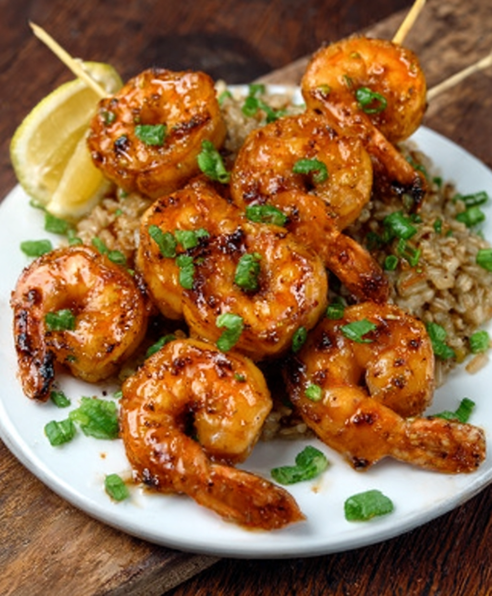 Spy-Worthy Grilled Shrimp Skewers