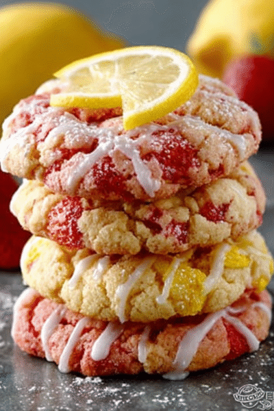 Strawberry Lemonade Cookie Recipe