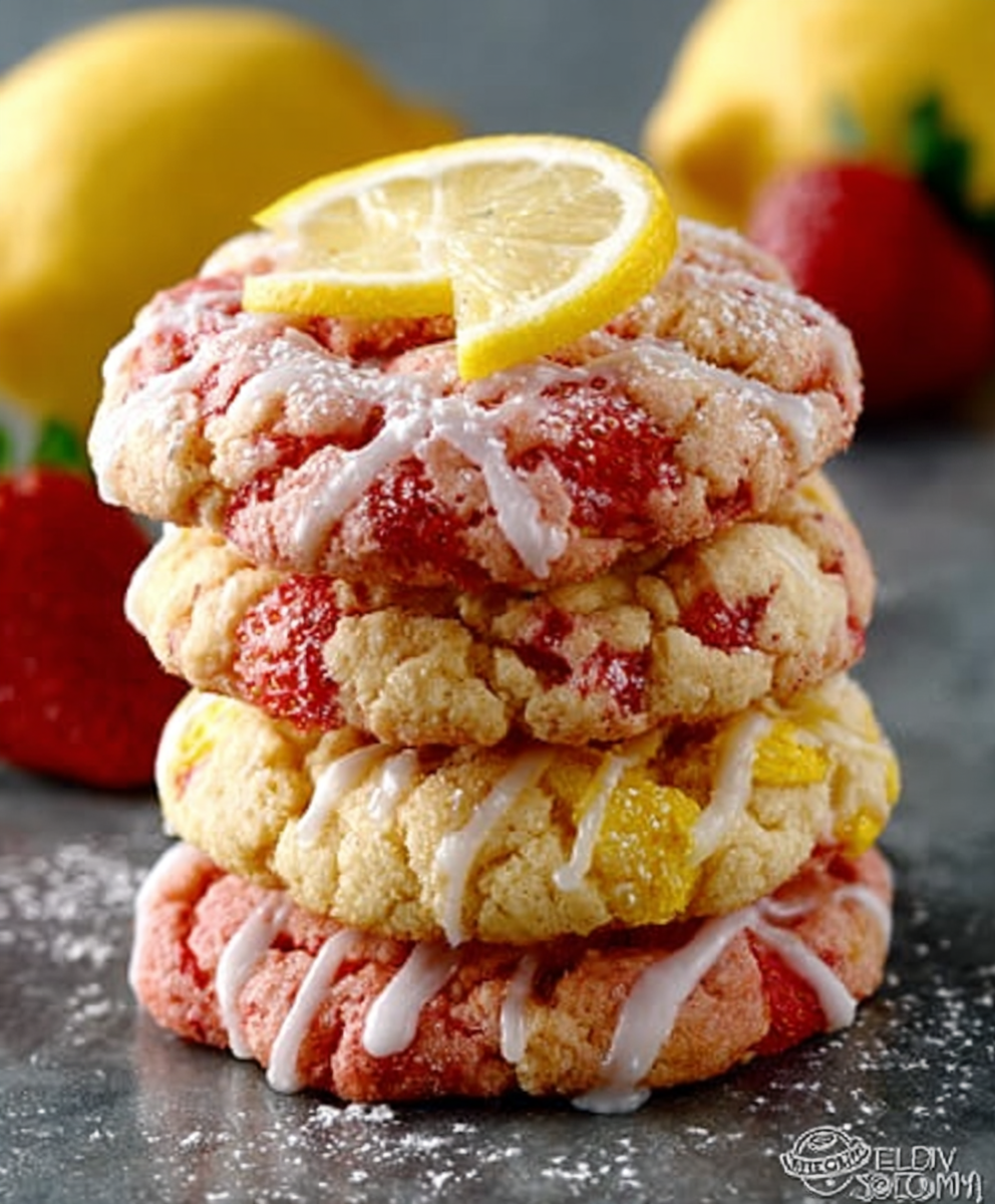 Strawberry Lemonade Cookie Recipe