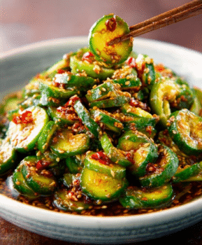 Tik Tok Korean Cucumber Salad